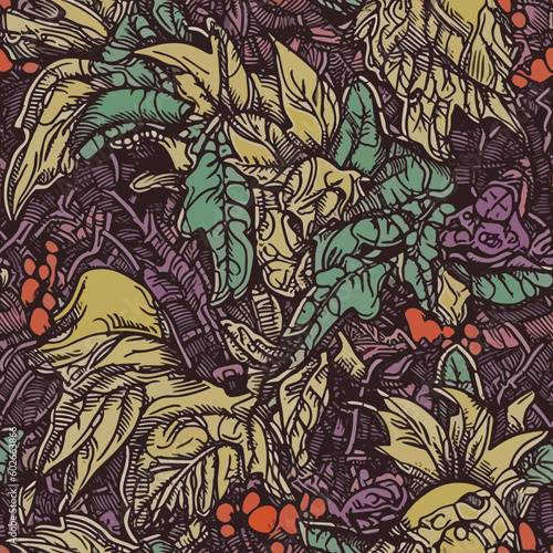 Seamless Colorful Marijuana Pattern.

Seamless pattern of marijuanas in colorful style. Add color to your digital project with our pattern!