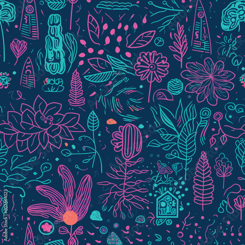 Seamless Colorful Marijuana Pattern.

Seamless pattern of marijuanas in colorful style. Add color to your digital project with our pattern!