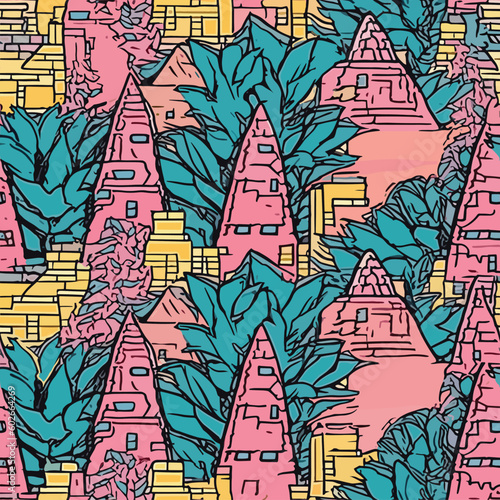 Seamless Colorful Marijuana Pattern.

Seamless pattern of marijuanas in colorful style. Add color to your digital project with our pattern!
