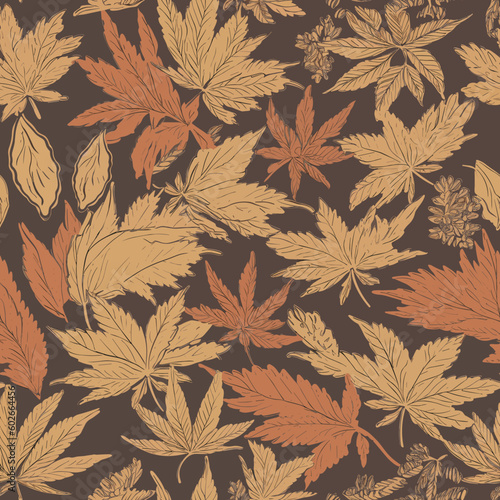Seamless Colorful Marijuana Pattern.

Seamless pattern of marijuanas in colorful style. Add color to your digital project with our pattern!