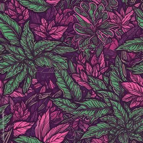 Seamless Colorful Marijuana Pattern.

Seamless pattern of marijuanas in colorful style. Add color to your digital project with our pattern!