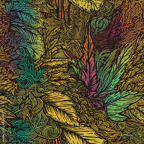Seamless Colorful Marijuana Pattern.

Seamless pattern of marijuanas in colorful style. Add color to your digital project with our pattern!