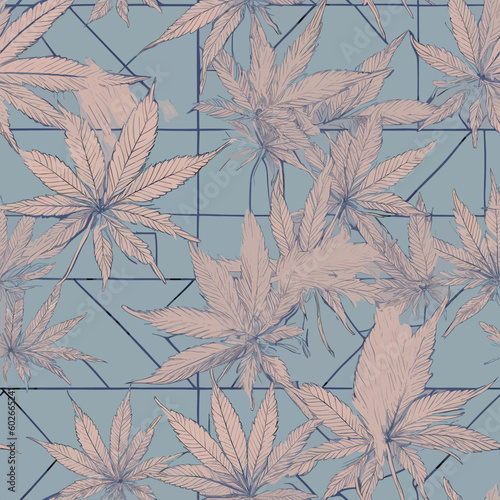 Seamless Colorful Marijuana Pattern.

Seamless pattern of marijuanas in colorful style. Add color to your digital project with our pattern!