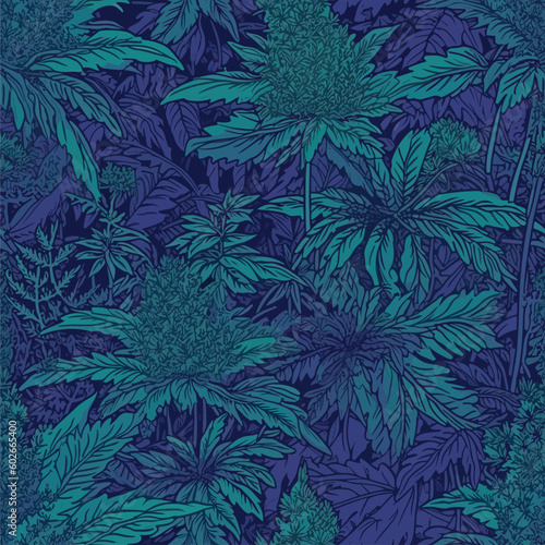 Seamless Colorful Marijuana Pattern.

Seamless pattern of marijuanas in colorful style. Add color to your digital project with our pattern!