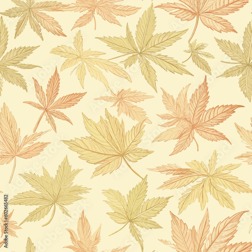 Seamless Colorful Marijuana Pattern.

Seamless pattern of marijuanas in colorful style. Add color to your digital project with our pattern!