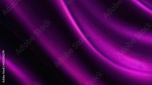 Abstract black purple magenta background. Silk satin. Plum color. Gradient. Dark elegant background with space for design. Soft wavy folds. Christmas, valentine