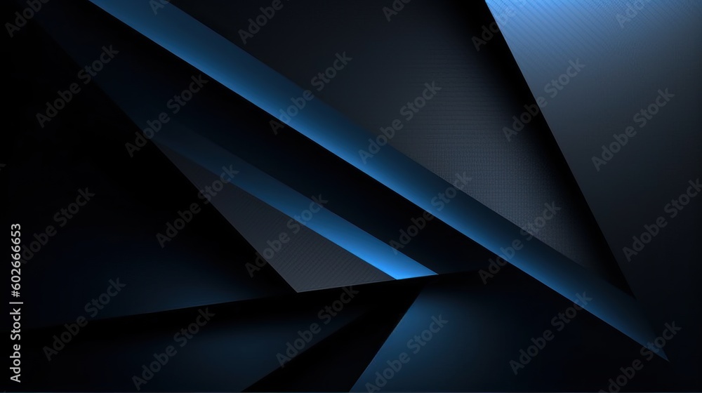Black blue abstract modern background for design. Dark. Geometric shape. 3d effect. Diagonal lines, stripes. Triangles. Gradient. Light, glow. Metallic sheen. Minimal. Web banner. Black blue abstract modern background for design. Dark. Geometric shape. 3d effect. Diagonal lines, stripes. Triangles. Gradient. Light, glow. Metallic sheen. Minimal. Web banner.