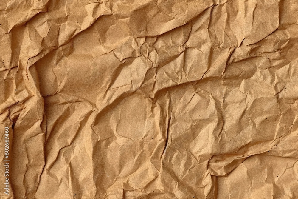 Crumpled brown paper texture background Crumpled brown paper texture background