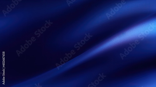 Abstract dark blue background. Silk satin. Navy blue color. Elegant background with space for design. Soft wavy folds