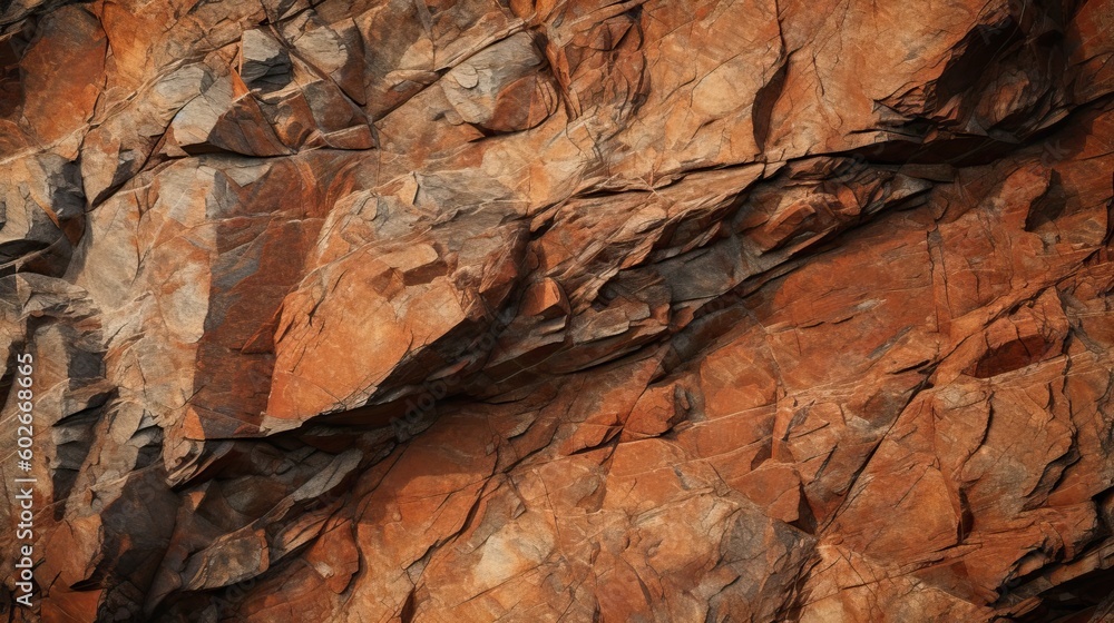 Dark red orange brown rock texture with cracks. Close-up. Rough mountain surface. Stone granite background for design. Nature Dark red orange brown rock texture with cracks. Close-up. Rough mountain surface. Stone granite background for design. Nature