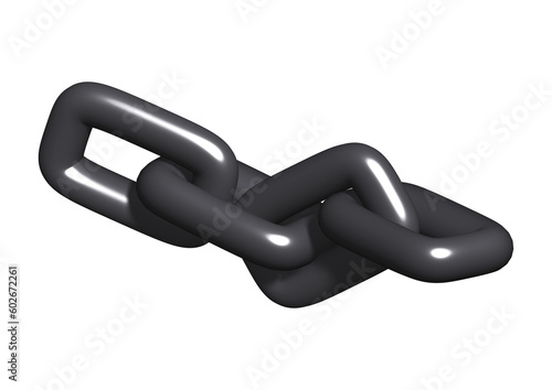 This is a beautifully designed 3d chain that you can use in web design or anywhere you like