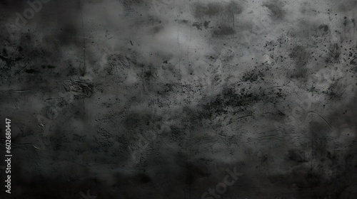 concrete wall, empty dark grey background, wallpaper, stone surface texture. Generative AI