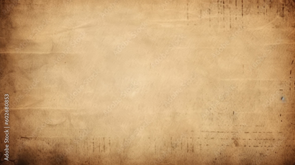 old brown paper background. Generative AI old brown paper background. Generative AI