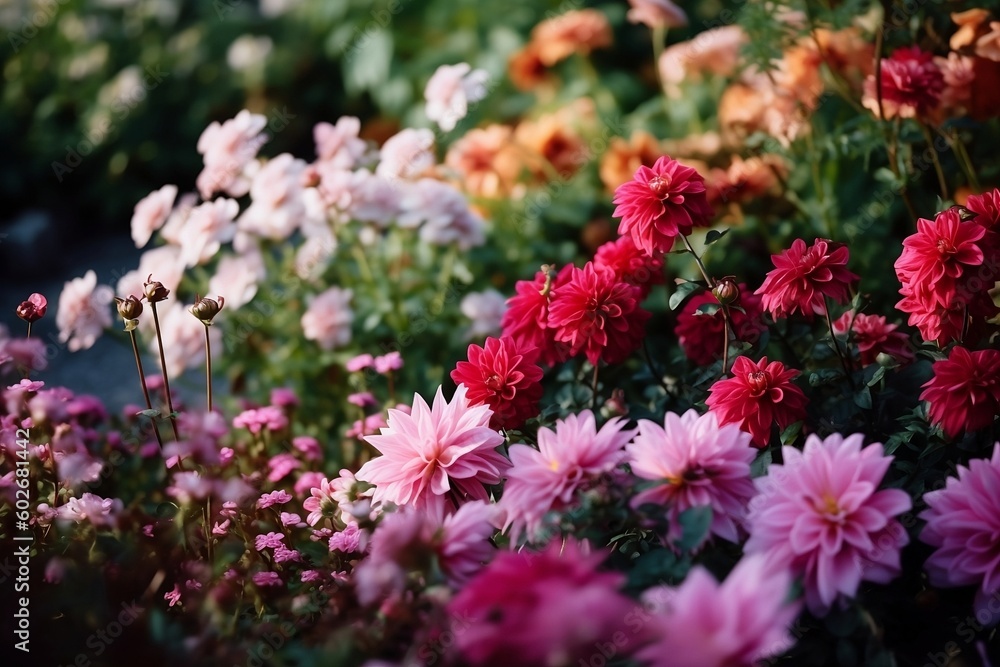 flowers in the garden flowers in the garden
