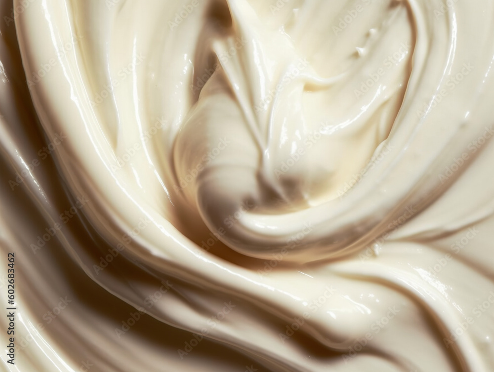 Abstract background with white creamy product. Abstract background with white creamy product.