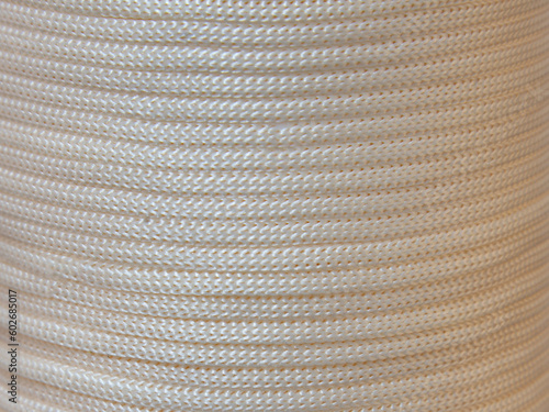 cord texture for crochet or macrame, background and texture
