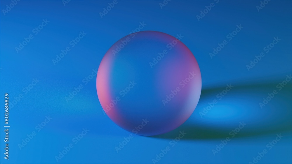 Orange and blue sphere Orange and blue sphere
