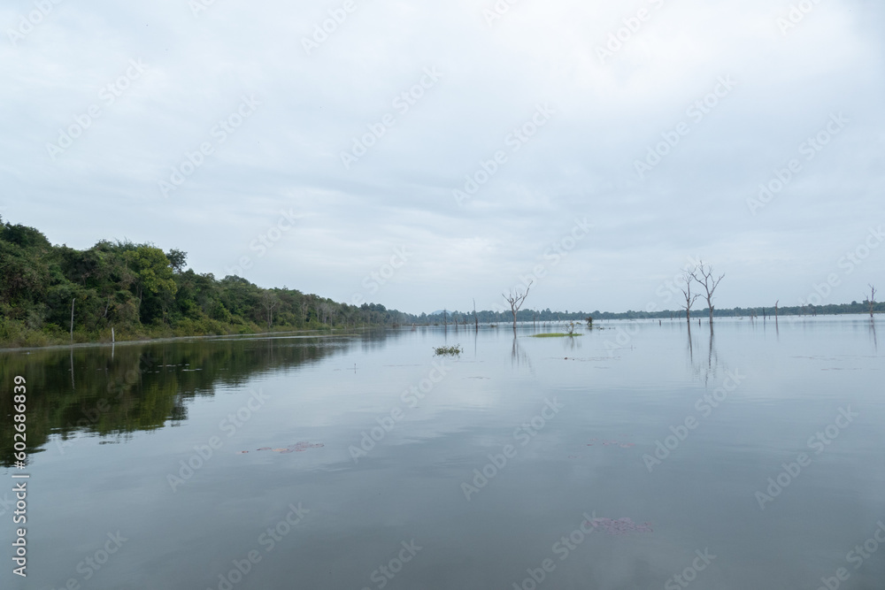 West Baray Lake, is a reservoir, at Angkor, Cambodia, oriented east–west and located just west of the walled city Angkor Thom