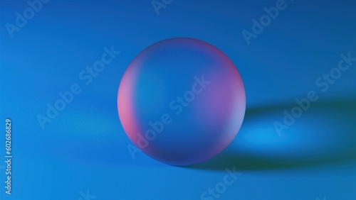Orange and blue sphere