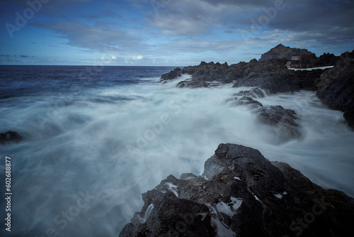 storm over the sea