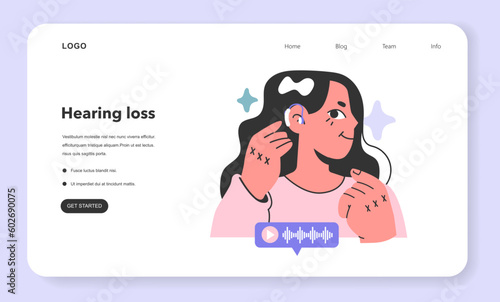 Digital hearing aid. Neuroprosthesis to a deaf person. Hearing loss