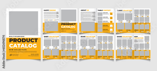 Product catalog and catalogue design  template. catalogue design.