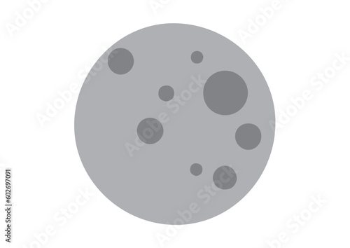 vector full moon, moon, sky, star illustration design