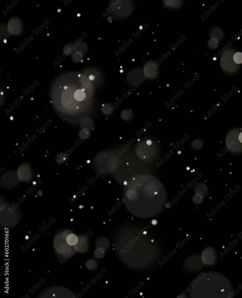 Blurred white light bokeh on black background. Blurred white light bokeh on black background.