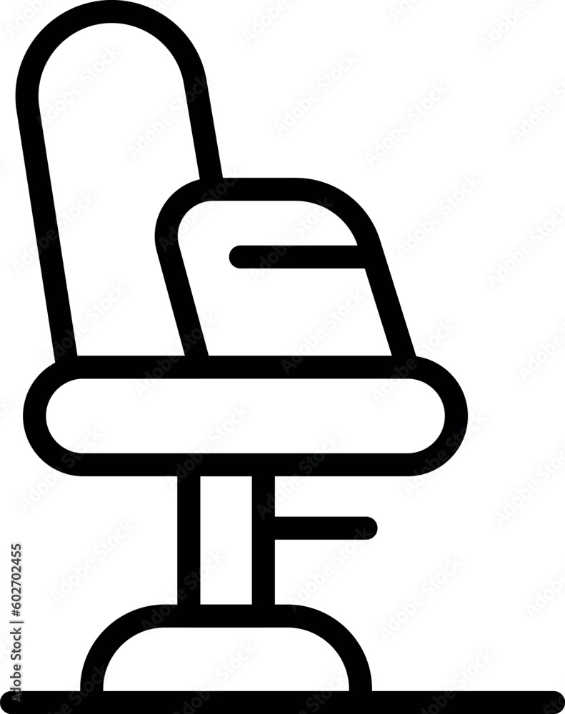 Art desk chair icon outline vector. Gamer computer. Work seat Art desk chair icon outline vector. Gamer computer. Work seat