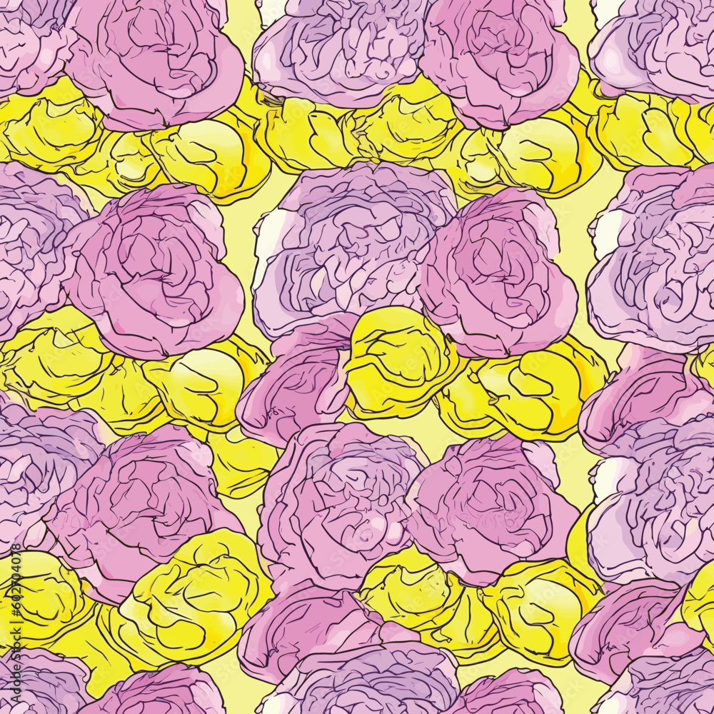 Seamless Colorful Peony Pattern.
Seamless pattern of peonys in colorful style. Add color to your digital project with our pattern! Seamless Colorful Peony Pattern.
Seamless pattern of peonys in colorful style. Add color to your digital project with our pattern!
