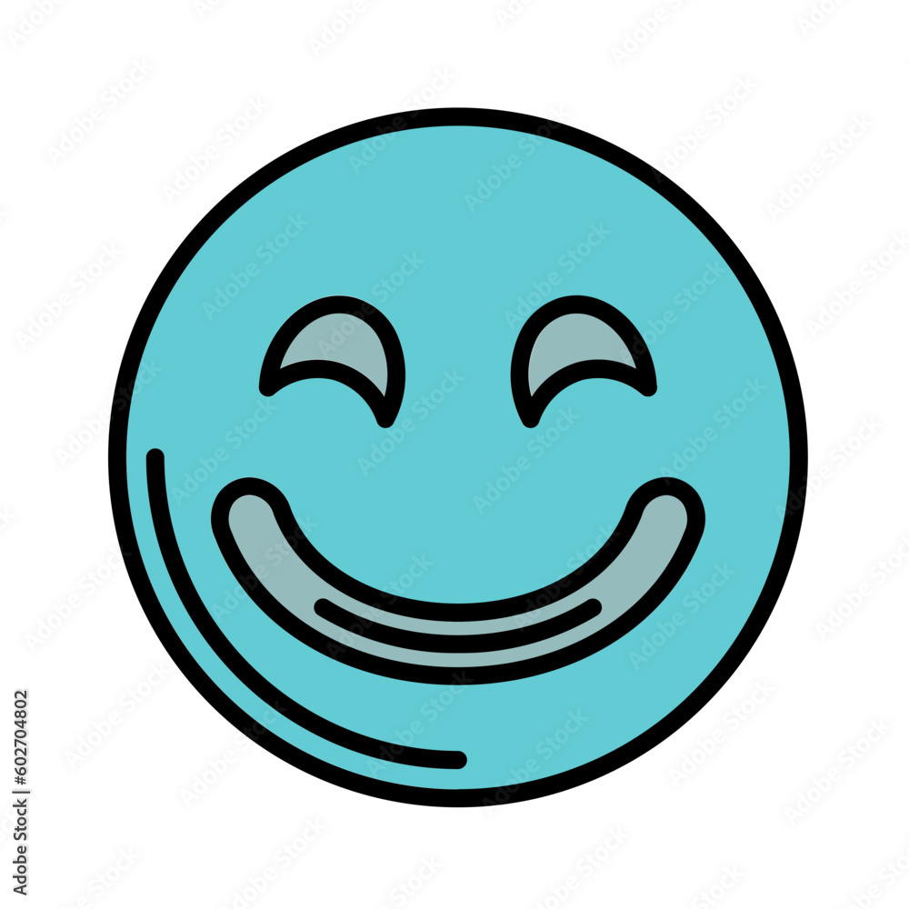 Smiling Face with Smiling Eyes Icon Design Smiling Face with Smiling Eyes Icon Design