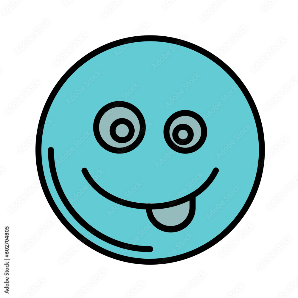 Zany Face Icon Design Zany Face Icon Design