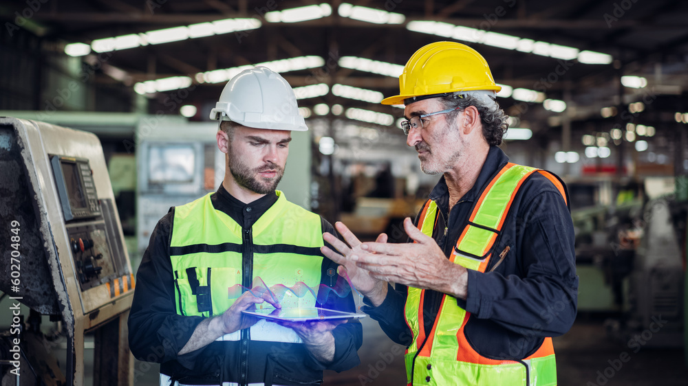 Team engineer are working in the factory. Mechanical technicians are maintaining the engine. Team engineer are working in the factory. Mechanical technicians are maintaining the engine.
