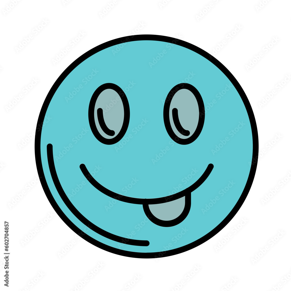 Face with Tongue Icon Design Face with Tongue Icon Design