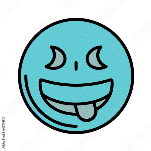 Squinting Face with Tongue Icon Design
