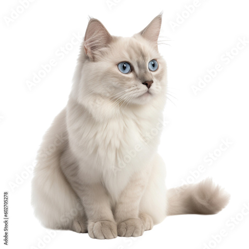 shorthair cat transparent background, generative AI © Nadine