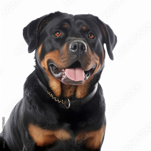 Rottweiler transparent background  generative AI