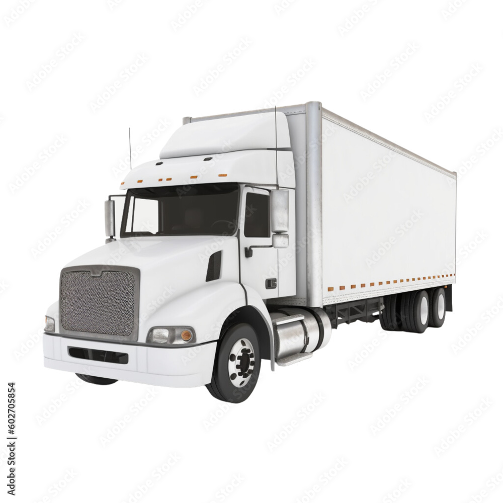 truck transparent background, generative AI