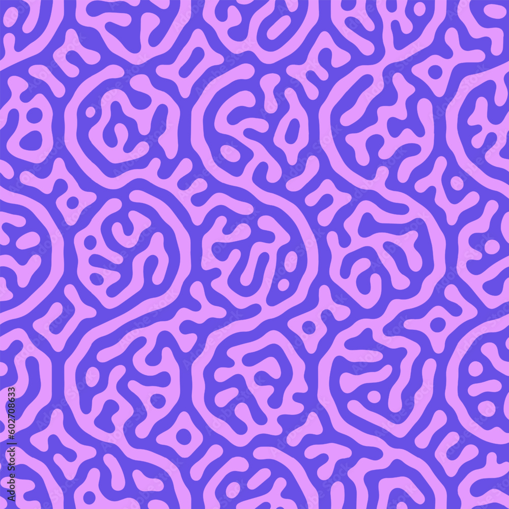 Psychedelic Motif Violet Purple Seamless Pattern Vector Abstract Background. Modern Textile Design Repetitive Bizarre Acid Trip Graphical Abstraction. Liquid Intricate Wavy Structure Endless Ornament Psychedelic Motif Violet Purple Seamless Pattern Vector Abstract Background. Modern Textile Design Repetitive Bizarre Acid Trip Graphical Abstraction. Liquid Intricate Wavy Structure Endless Ornament
