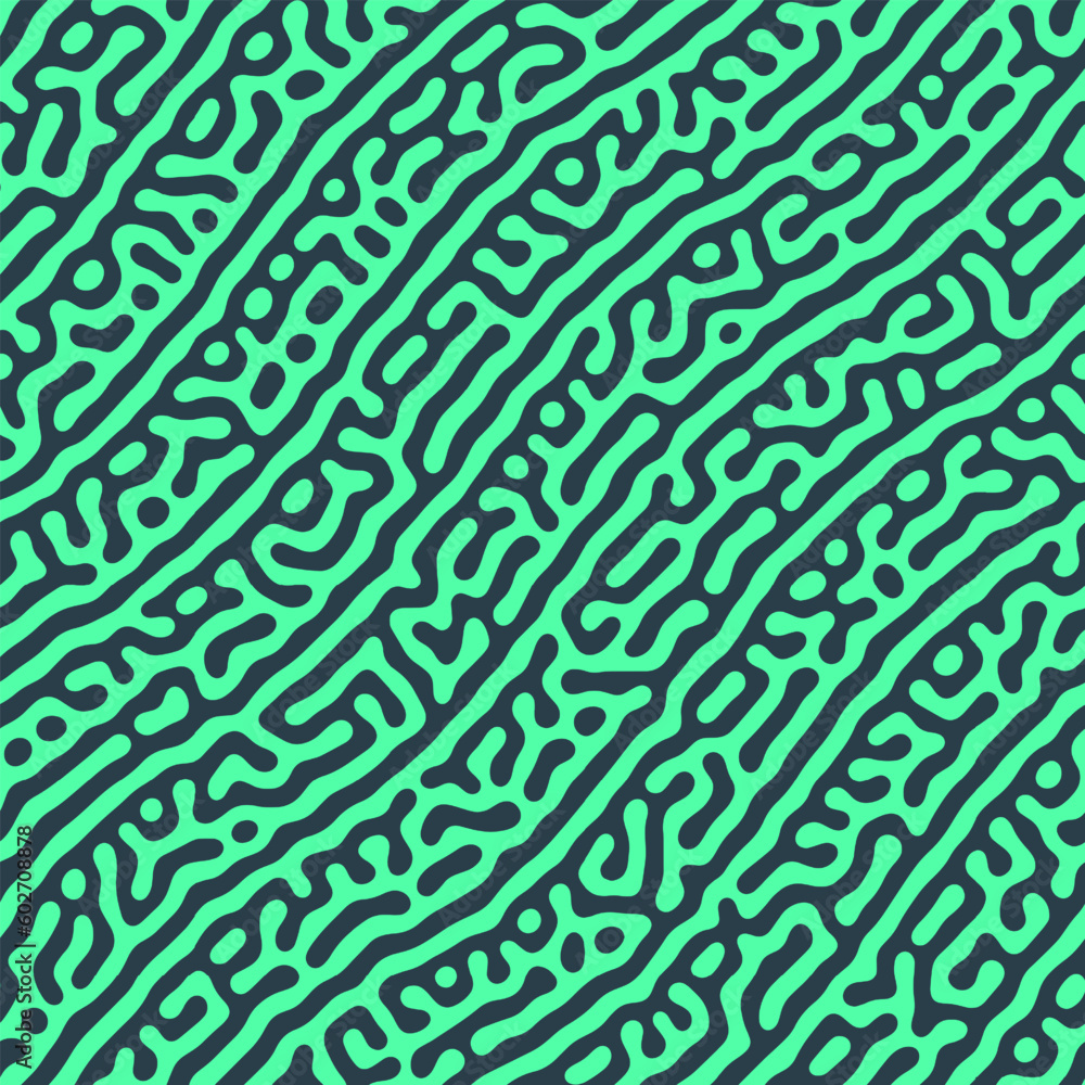 Psychedelic Dynamic Wavy Seamless Pattern Vector Turquoise Abstract Background. Curved Lines Sophisticated Structure Repetitive Weird Crazy Wallpaper. Modern Textile Design Continuous Abstraction Psychedelic Dynamic Wavy Seamless Pattern Vector Turquoise Abstract Background. Curved Lines Sophisticated Structure Repetitive Weird Crazy Wallpaper. Modern Textile Design Continuous Abstraction