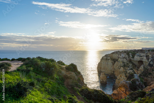 Algarve coast outside Lagos, Portugal. Portuguese beaches and shores. 
 photo