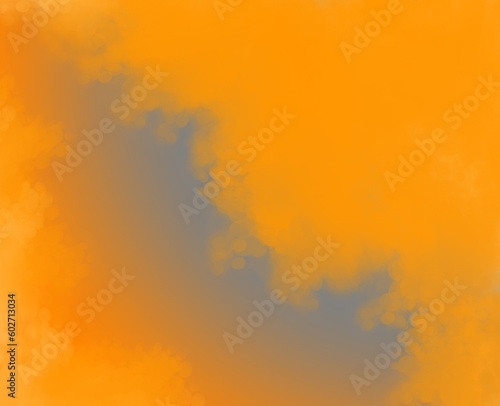 abstract watercolor background for design in orange gray colors