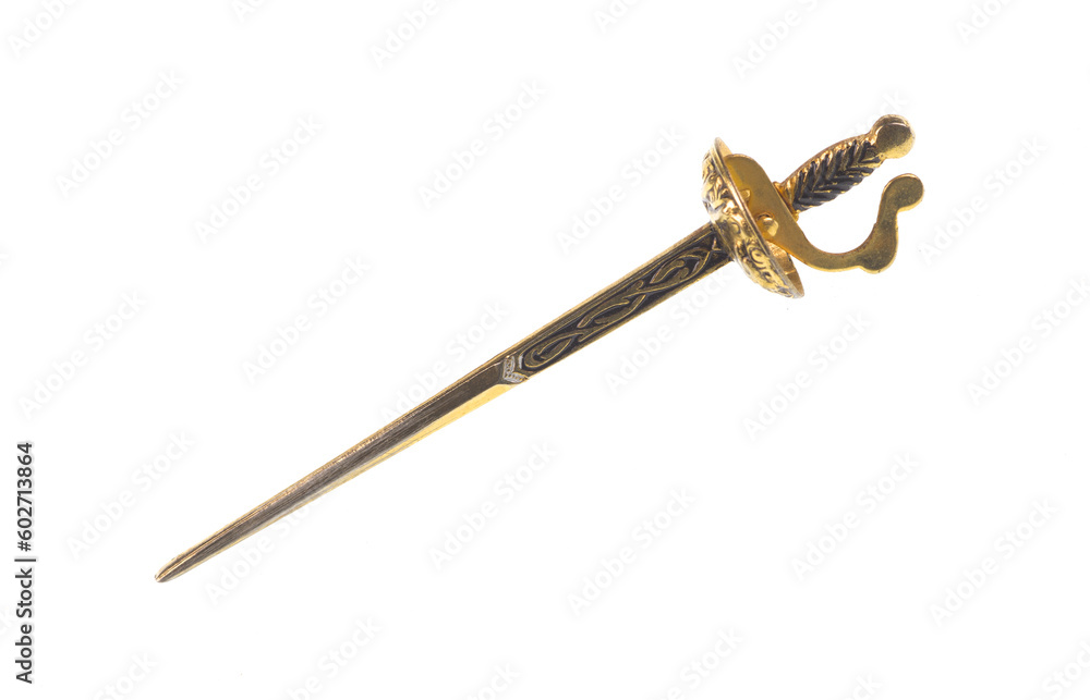 medieval sword epee isolated on white background medieval sword epee isolated on white background
