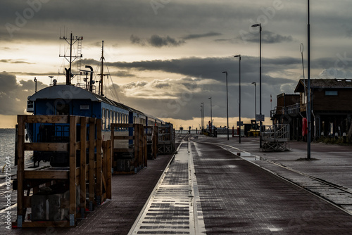 Dezembertag am Hafen Wangerooge © Olaf Schlenger