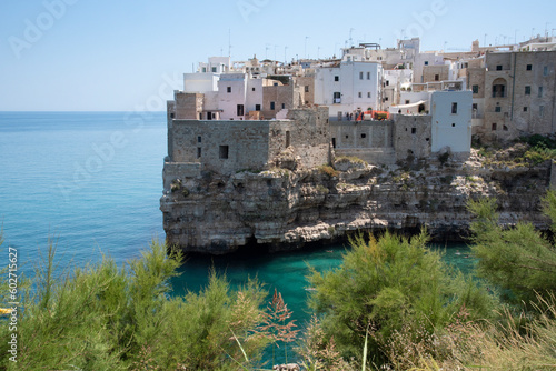 Fototapeta Naklejka Na Ścianę i Meble -  Sea view landscape Polignano a Mare Puglia Italy