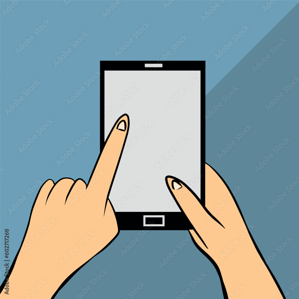 hand with Smartphone business work social media vector background colorful hand with Smartphone business work social media vector background colorful