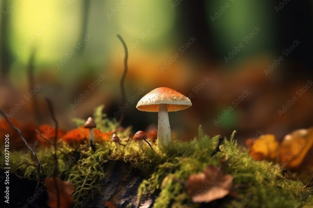 National Mushroom Hunting Day. Generative AI National Mushroom Hunting Day. Generative AI