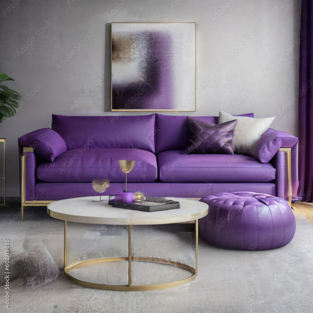 Cushions for purple sales sofa