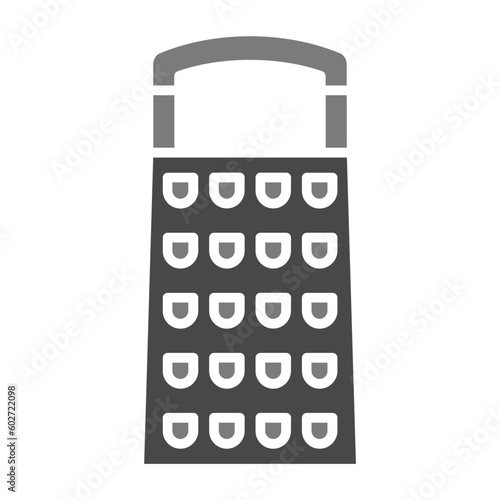 Cheese grater Multicolor Greyscale Glyph Icon