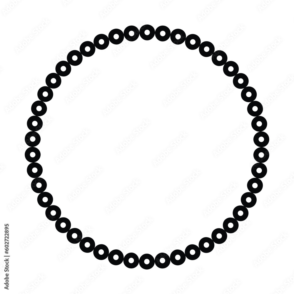 Circle frame round border design shape icon for decorative vintage doodle element for design in vector illustration Circle frame round border design shape icon for decorative vintage doodle element for design in vector illustration